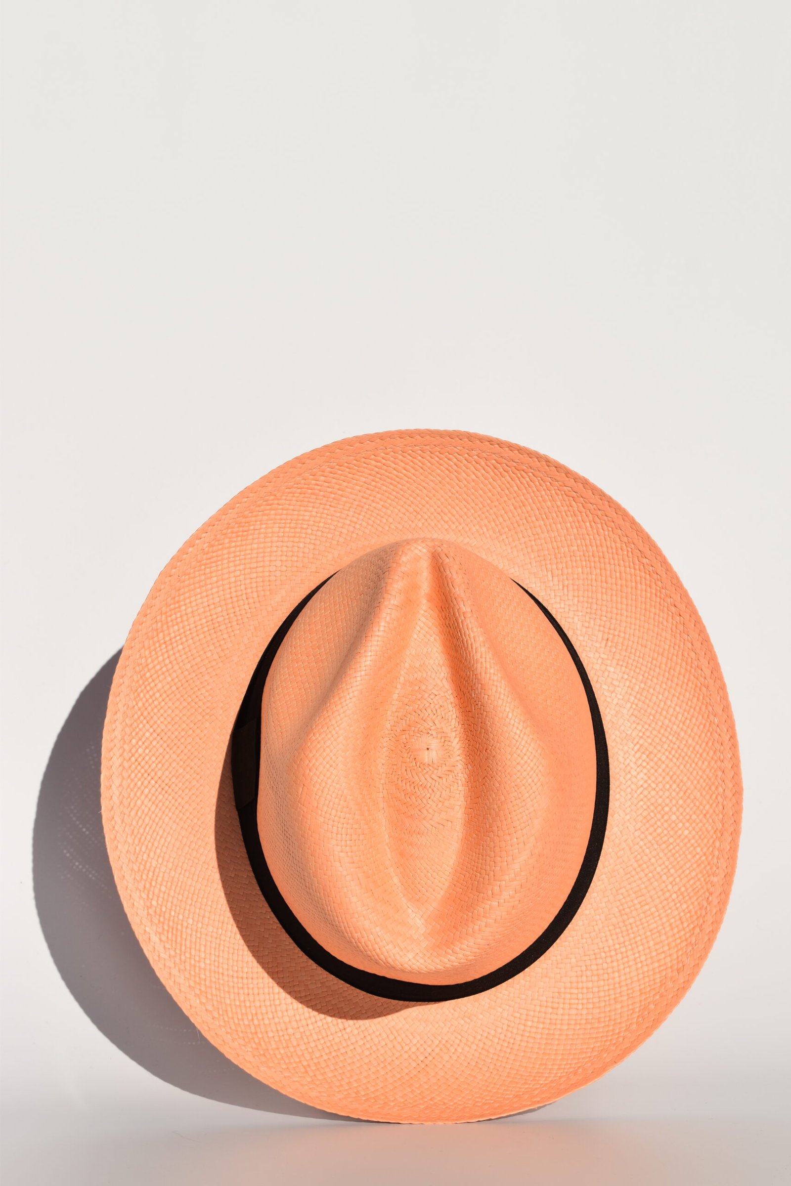 Teo Classic Coral Panama Hat - Villavicencio Design